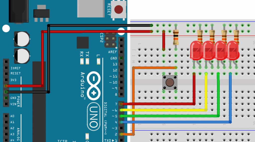 Arduino ile Buton ve LED Uygulaması