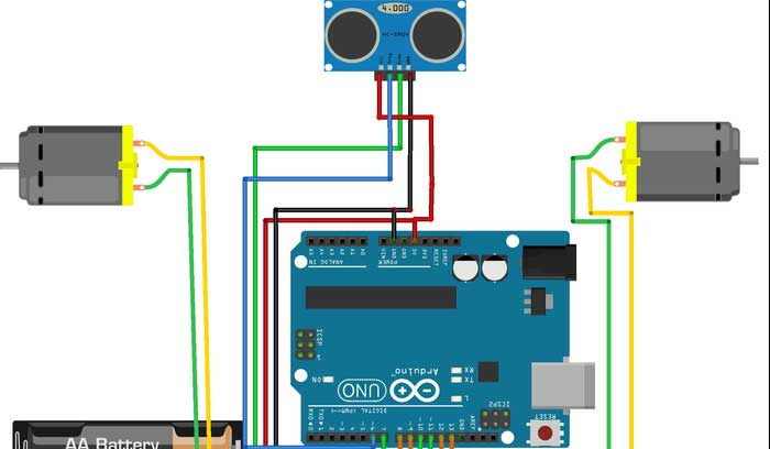 Arduino ile Çarpmayan Robot Yapımı